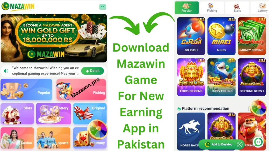 Playing Game Mazawin